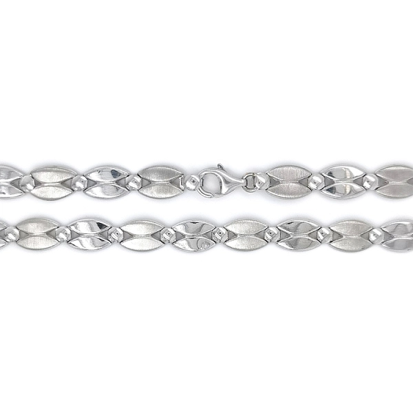 Ladies White Gold Necklace