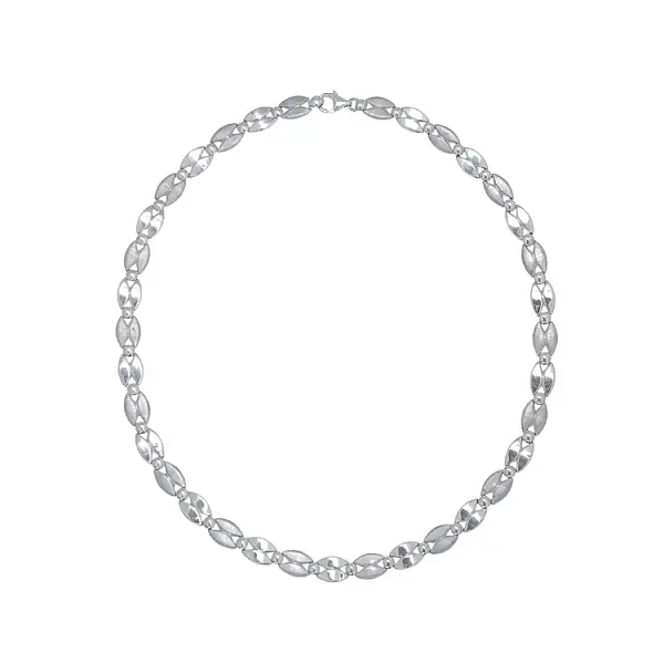 Ladies White Gold Necklace