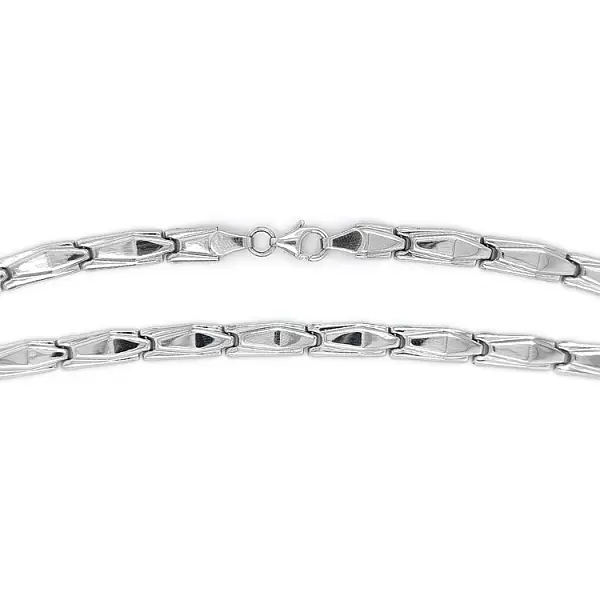 Ladies White Gold Necklace