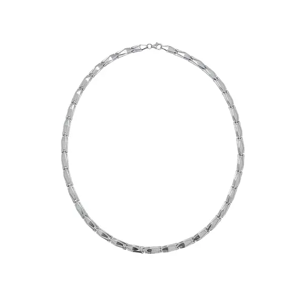 Ladies White Gold Necklace