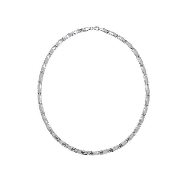 Ladies White Gold Necklace