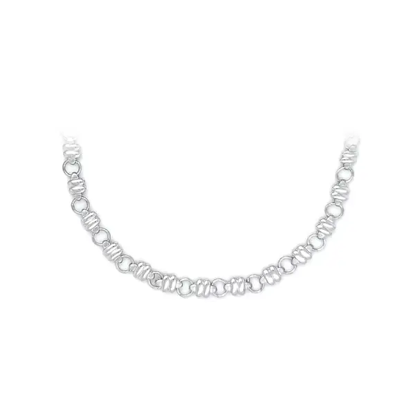 Ladies White Gold Necklace