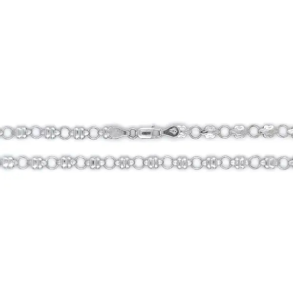 Ladies White Gold Necklace