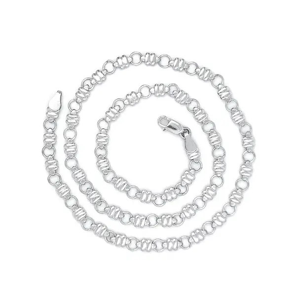 Ladies White Gold Necklace