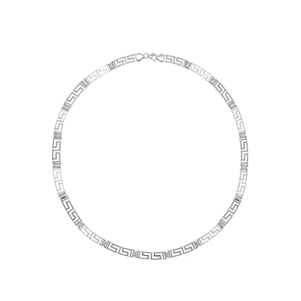 Ladies White Gold Necklace