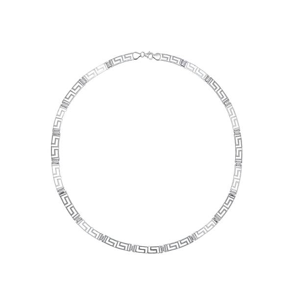 Ladies White Gold Necklace