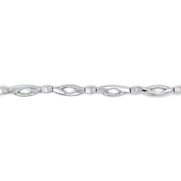 Ladies White Gold Necklace