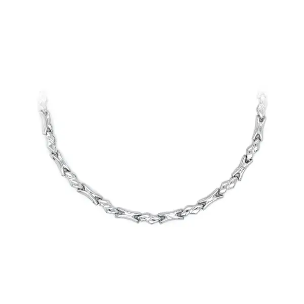 Ladies White Gold Necklace