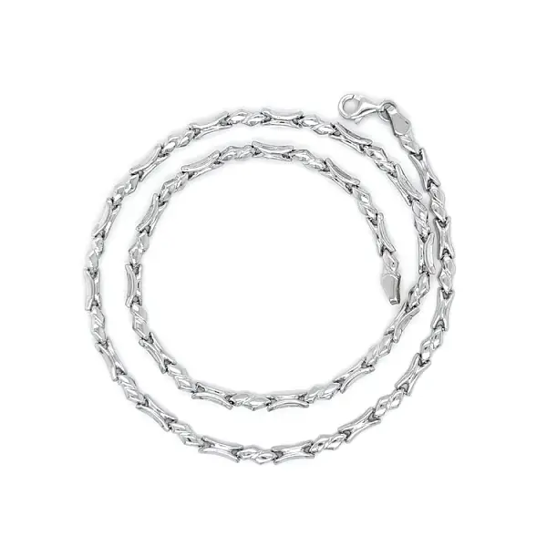 Ladies White Gold Necklace