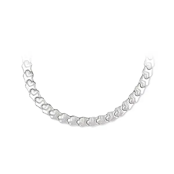 Ladies White Gold Necklace