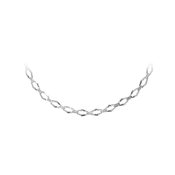 Ladies White Gold Necklace