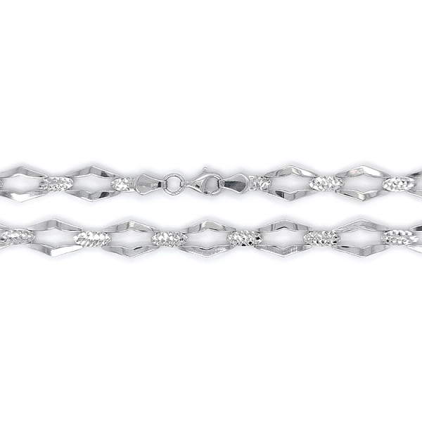 Ladies White Gold Necklace