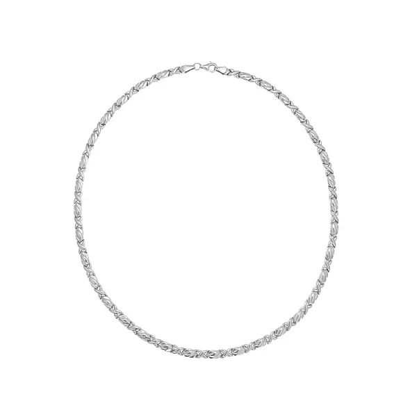 Ladies White Gold Necklace