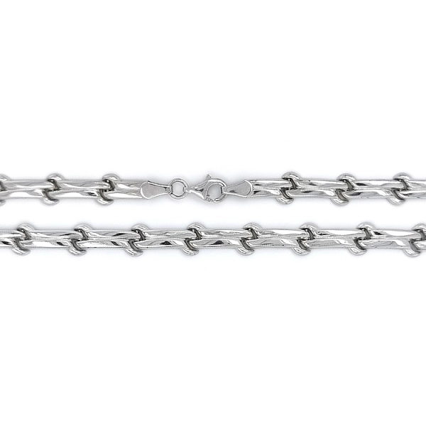 Ladies White Gold Necklace