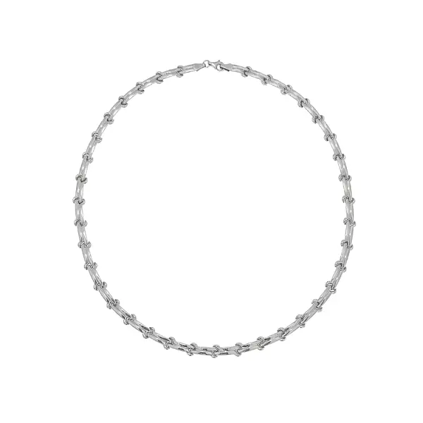 Ladies White Gold Necklace