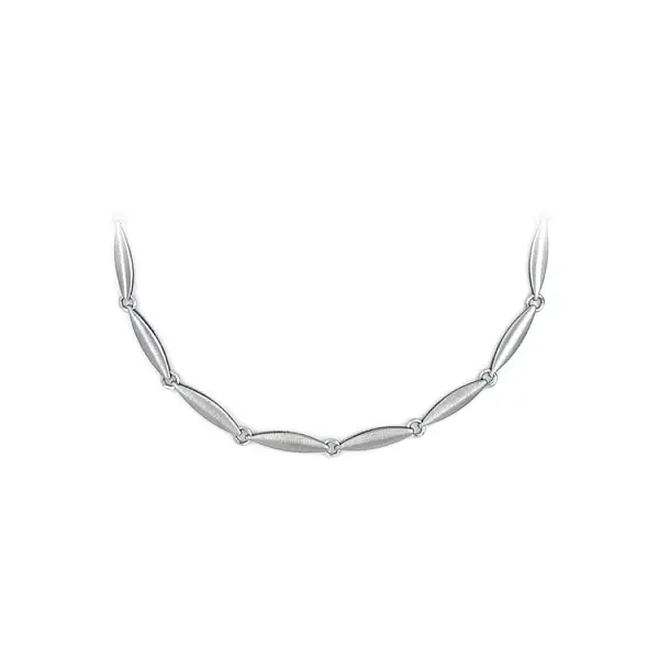 Ladies White Gold Necklace