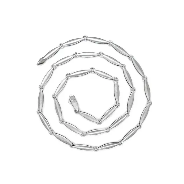 Ladies White Gold Necklace