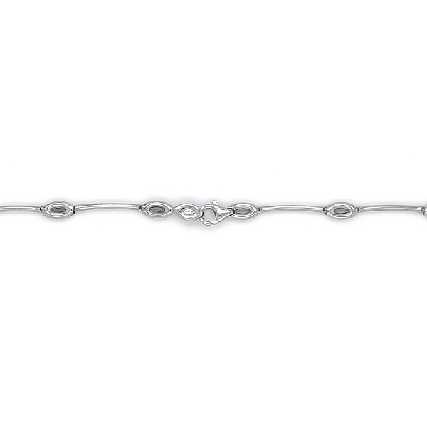 Ladies White Gold Necklace
