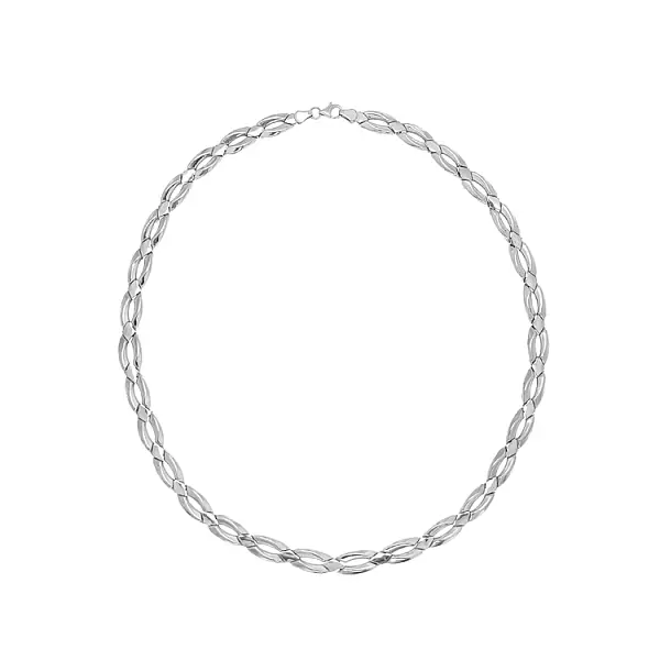 Ladies White Gold Necklace
