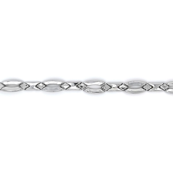 Ladies White Gold Necklace