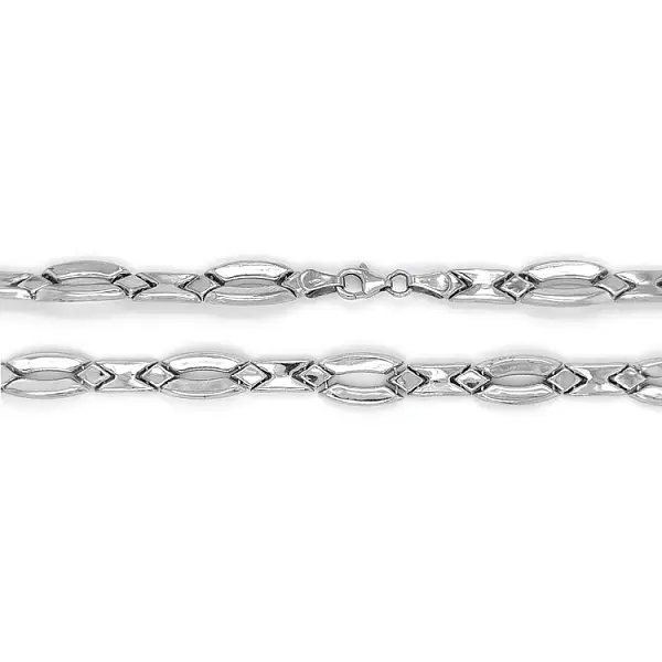 Ladies White Gold Necklace