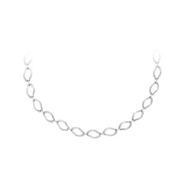 Ladies White Gold Necklace