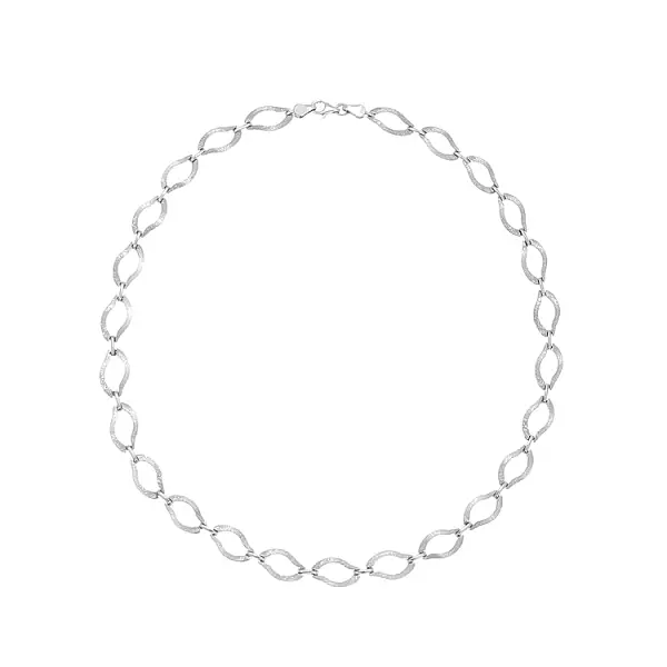 Ladies White Gold Necklace