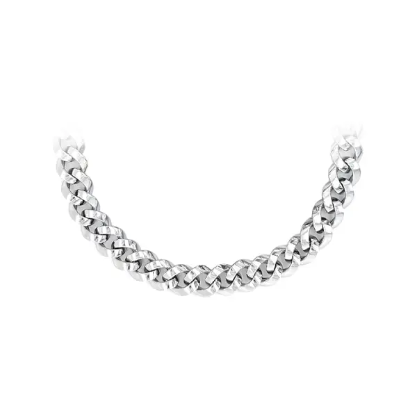 Ladies White Gold Chain
