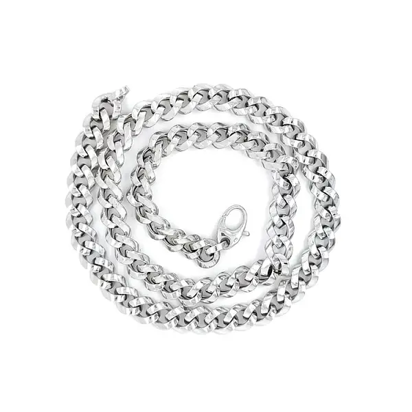 Ladies White Gold Chain