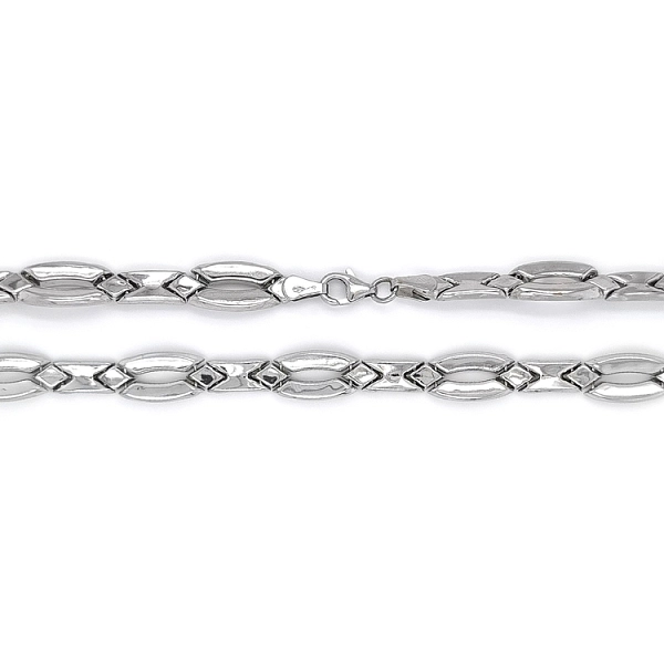 Ladies White Gold Necklace