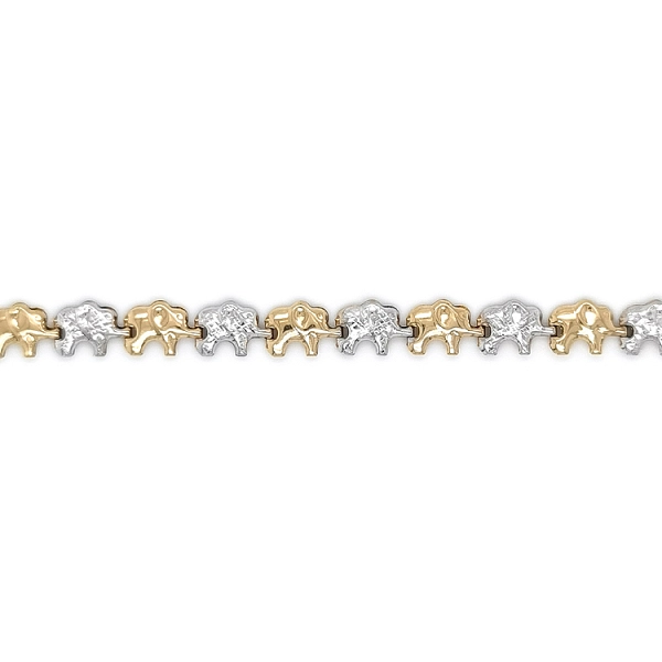 Ladies Necklace made of Combination Gold