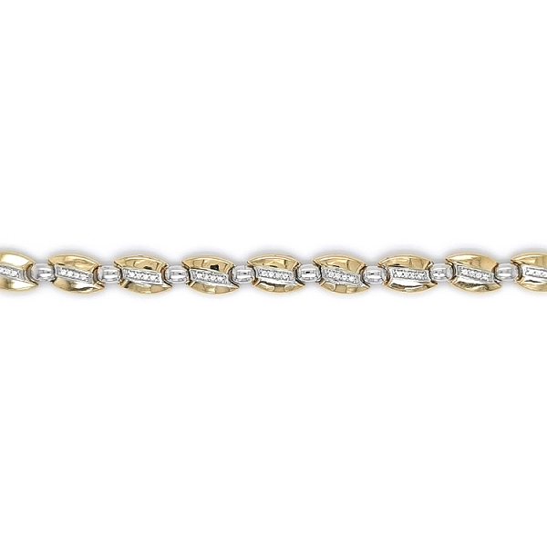 Ladies Necklace made of Combination Gold