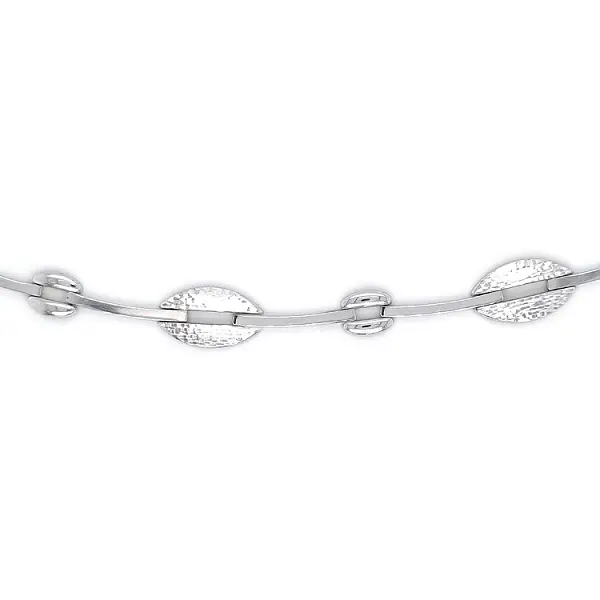 Ladies White Gold Necklace