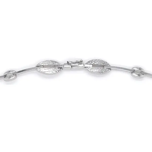 Ladies White Gold Necklace