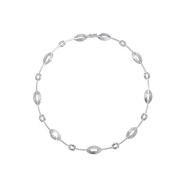 Ladies White Gold Necklace