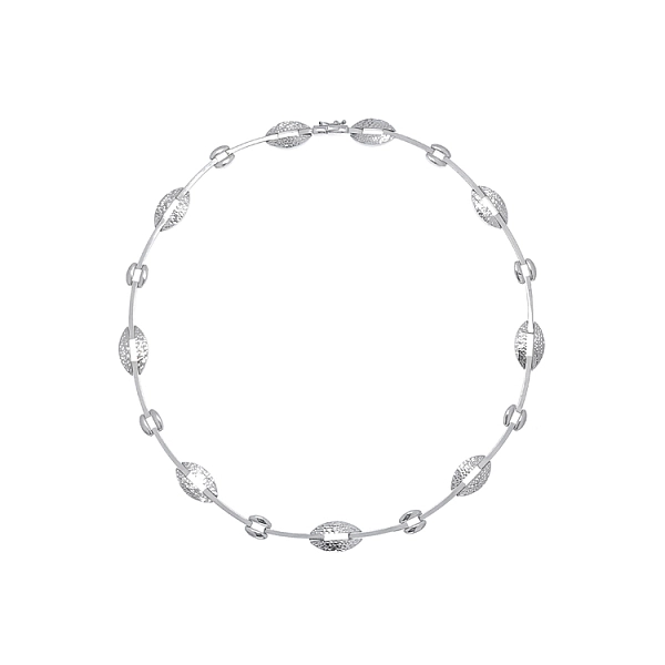 Ladies White Gold Necklace
