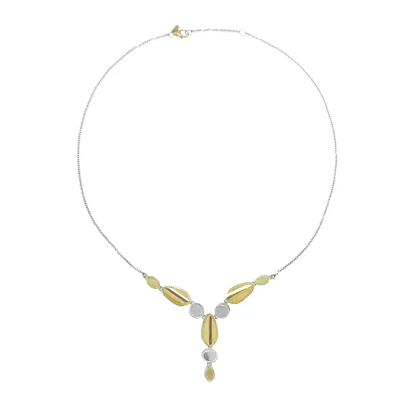 Gold Ladies Necklace made of Combined Gold