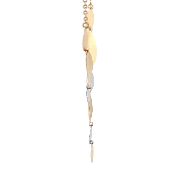 Gold Ladies Necklace made of Combined Gold
