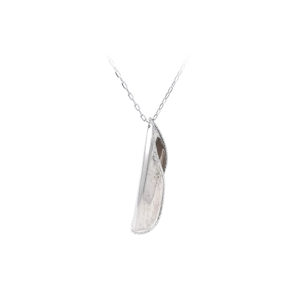 Ladies White Gold Necklace