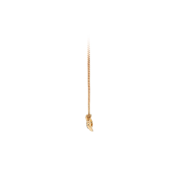 Gold Necklace with Zircons