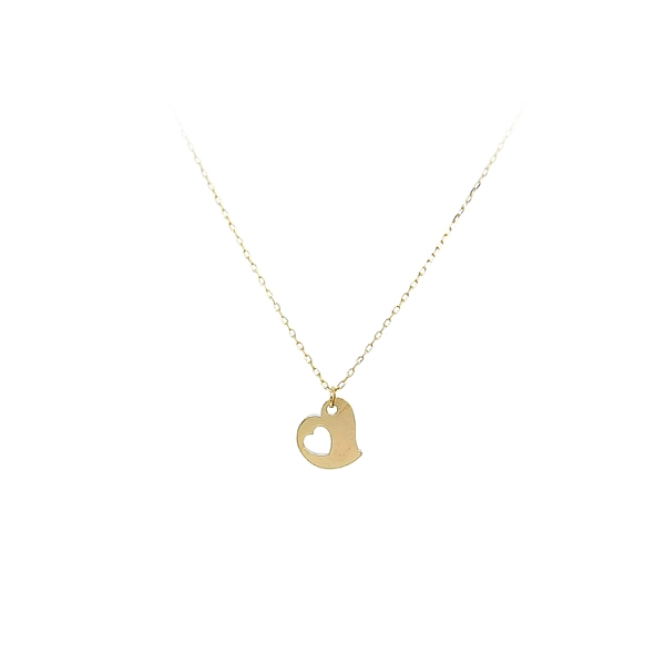 Gold Heart Necklace