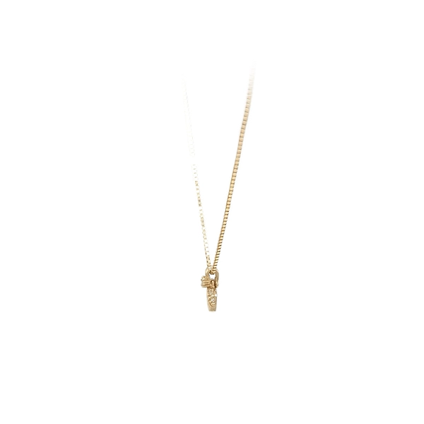 Gold Heart with Zircones