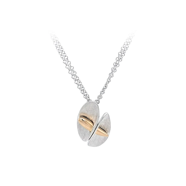 Ladies Necklace made of Combination Gold