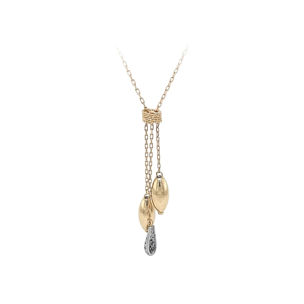 Necklace with Zirconias in Gold