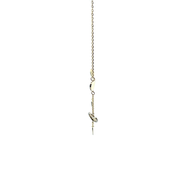 Gold Necklace with Hearts