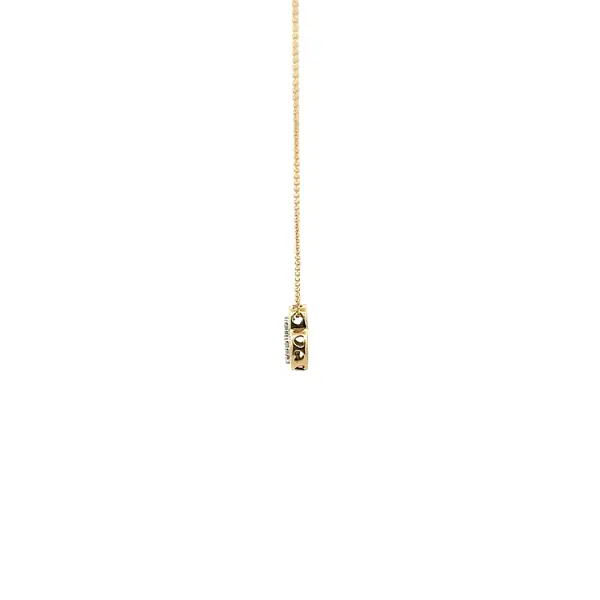 Gold Heart Necklace with Zirconias