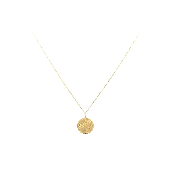 Gold Necklace Circle