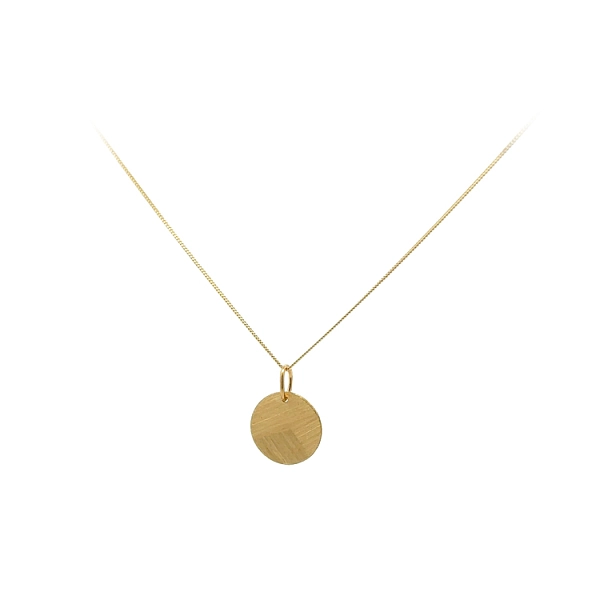 Gold Necklace Circle