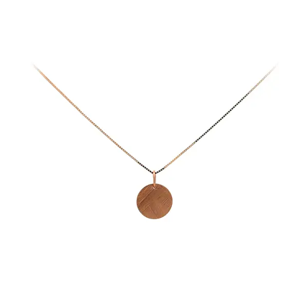 Rose Gold Ring Necklace