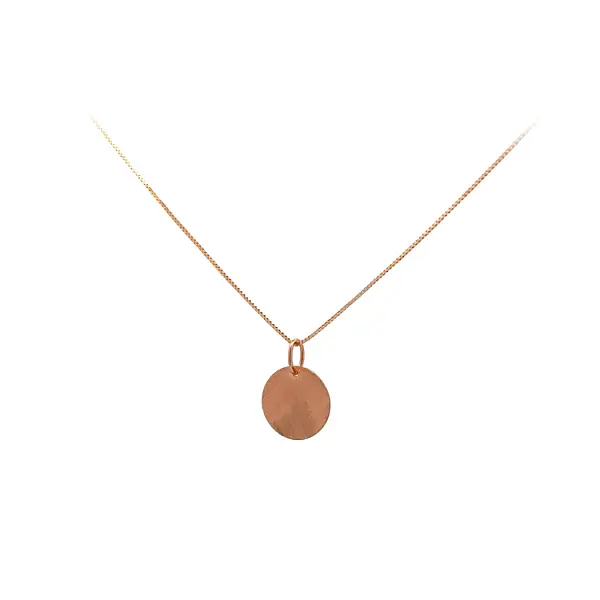Rose Gold Ring Necklace